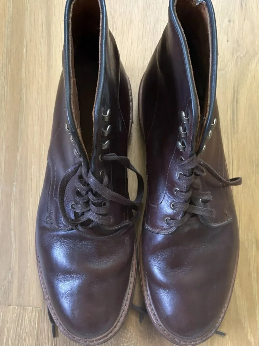 Allen Edmonds 'Higgins Mill' Plain Toe Boot Men with Dainite Rubber Sole